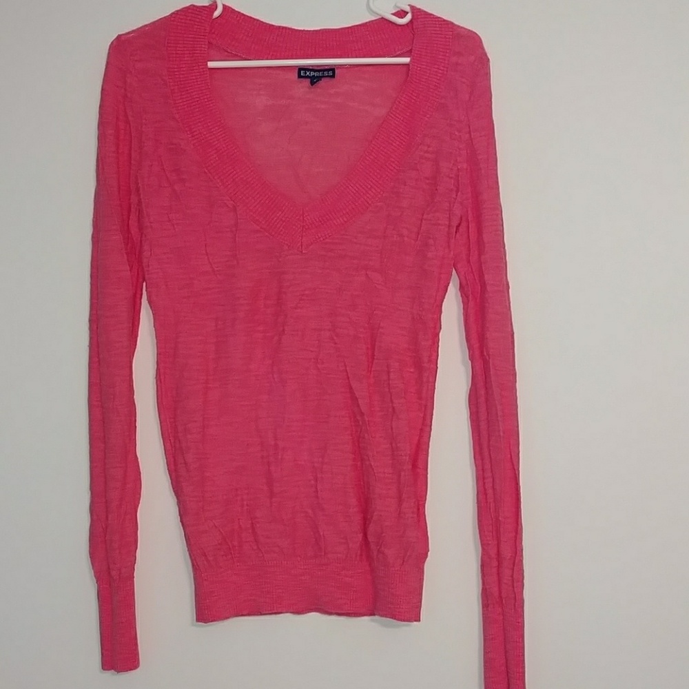 Express sweater- coral
